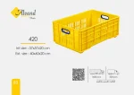 سبد پلاستیکی صنعتی کد 420