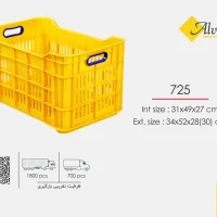 سبد پلاستیکی صنعتی کد 725