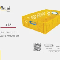 سبد صنعتی پلاستیکی کد 413