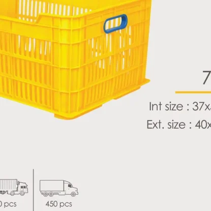 سبد پلاستیکی صنعتی کد 727