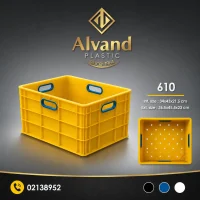 سبد پلاستیکی صنعتی کد 610