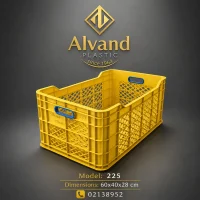 سبد پلاستیکی دور باز کد 225