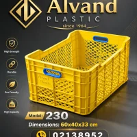 سبد پلاستیکی بزرگ کد 230 دور باز