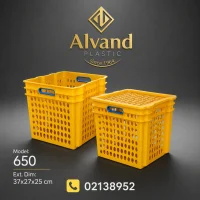 سبد پلاستیکی دردار کد 650